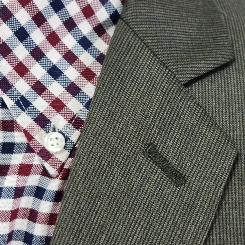 Banana Republic Men's Sport Coat Blazer Two Button Brown Poly‎ Blend 38R